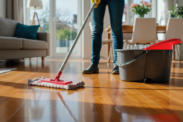 Tiefenreinigung eines Hotelbodens – professionelle Sonderreinigung für stark beanspruchte Flächen